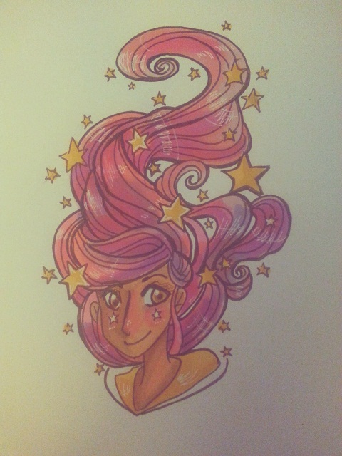 Star Swirls (finished) by Kathryn Reid